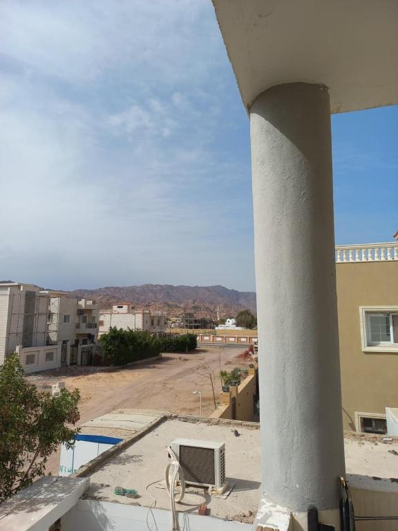 a view from the balcony of a building at Heidi's House in Dahab