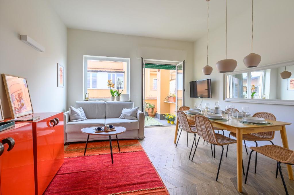 Spacious bright and cozy penthouse with terrace