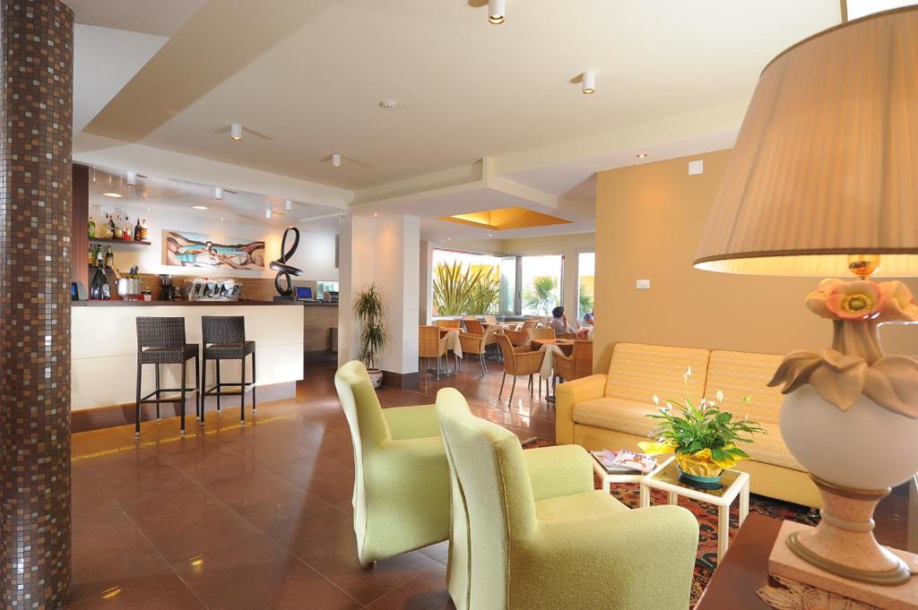 Posezení v ubytování Hotel Lilia