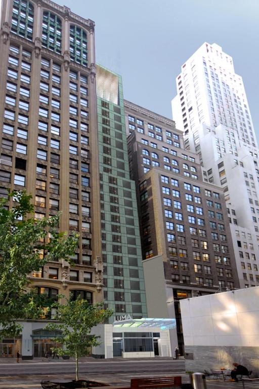 O edifício em que o hotel se localiza