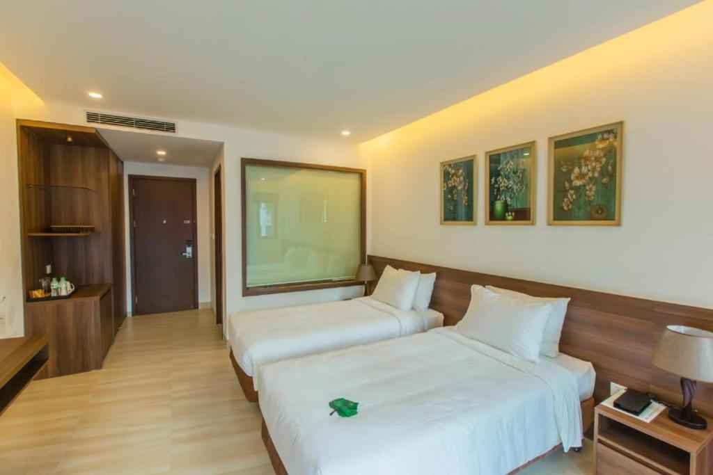 Phòng 2 Giường Đơn Nhìn Ra Khu Vườn
