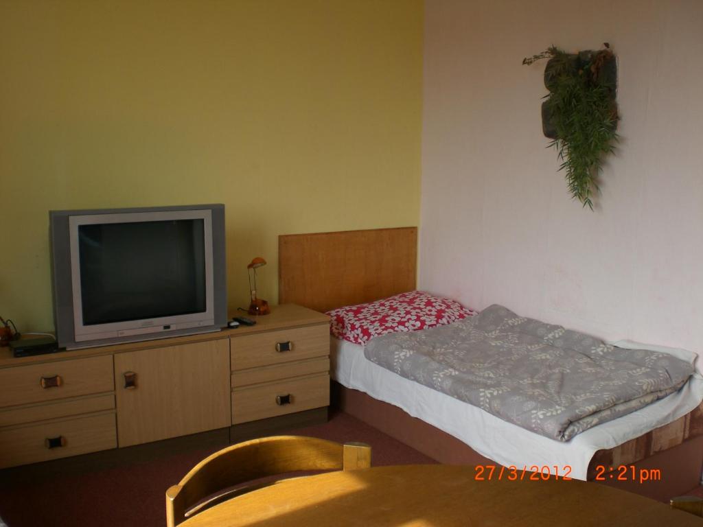 Postel nebo postele na pokoji v ubytování Na 15 Kopách