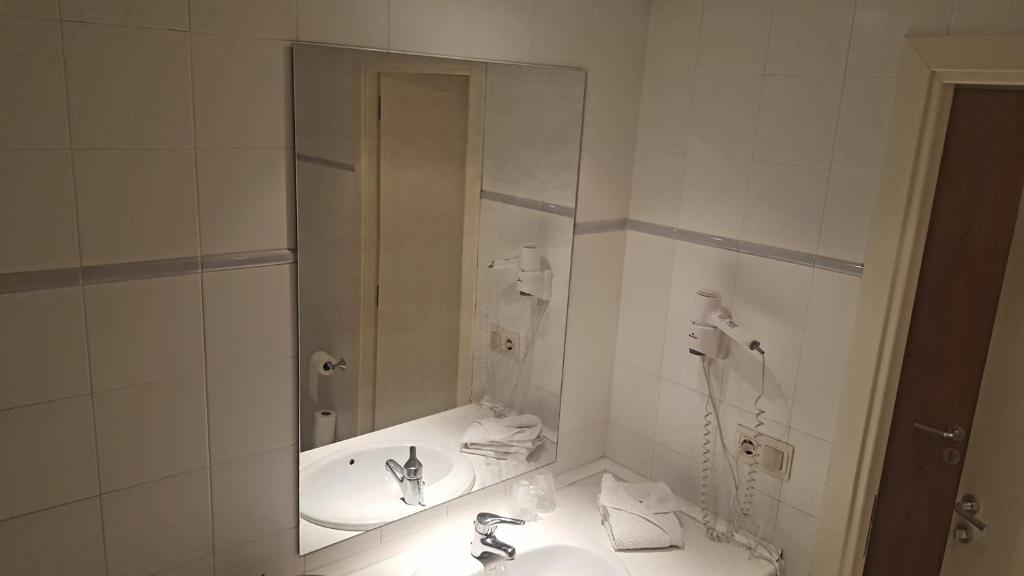 Koupelna v ubytování Hotel Sucara