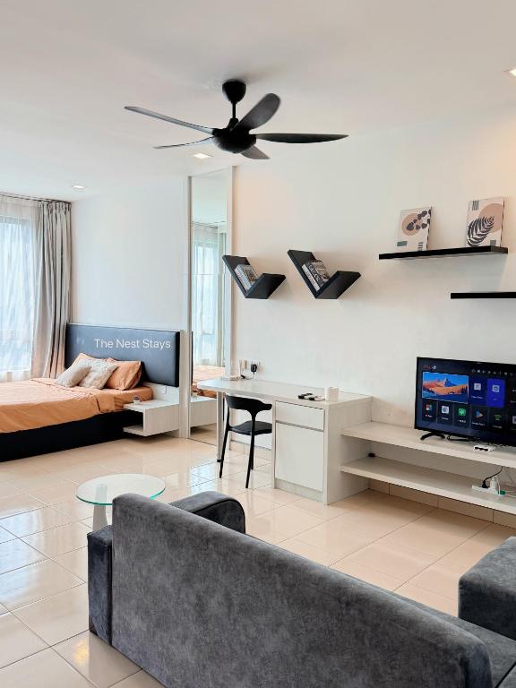 WHITE TILES 2人名宿, LANDMARK2, Sg Long, Kajang, FREE WIFI, QUIET SPACE, NICE VIEW