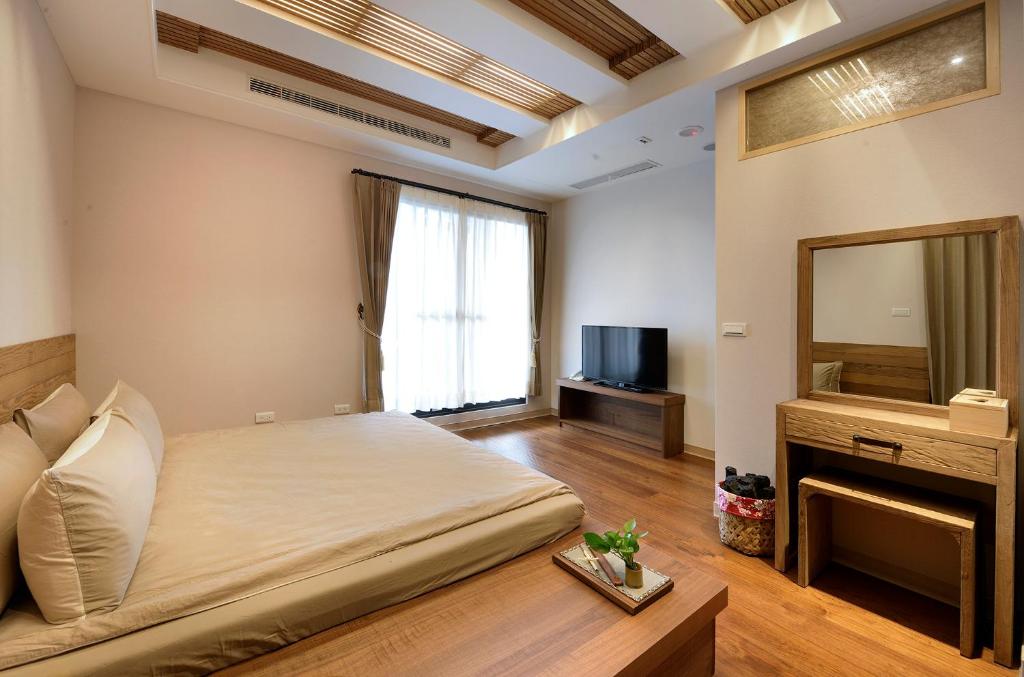 TV a/nebo společenská místnost v ubytování 鄉道茶屋 Country Road B&B