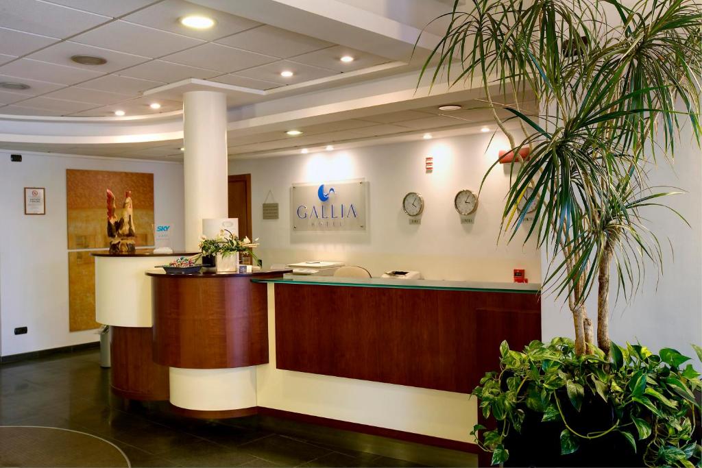 Vstupní hala nebo recepce v ubytování Hotel Gallia