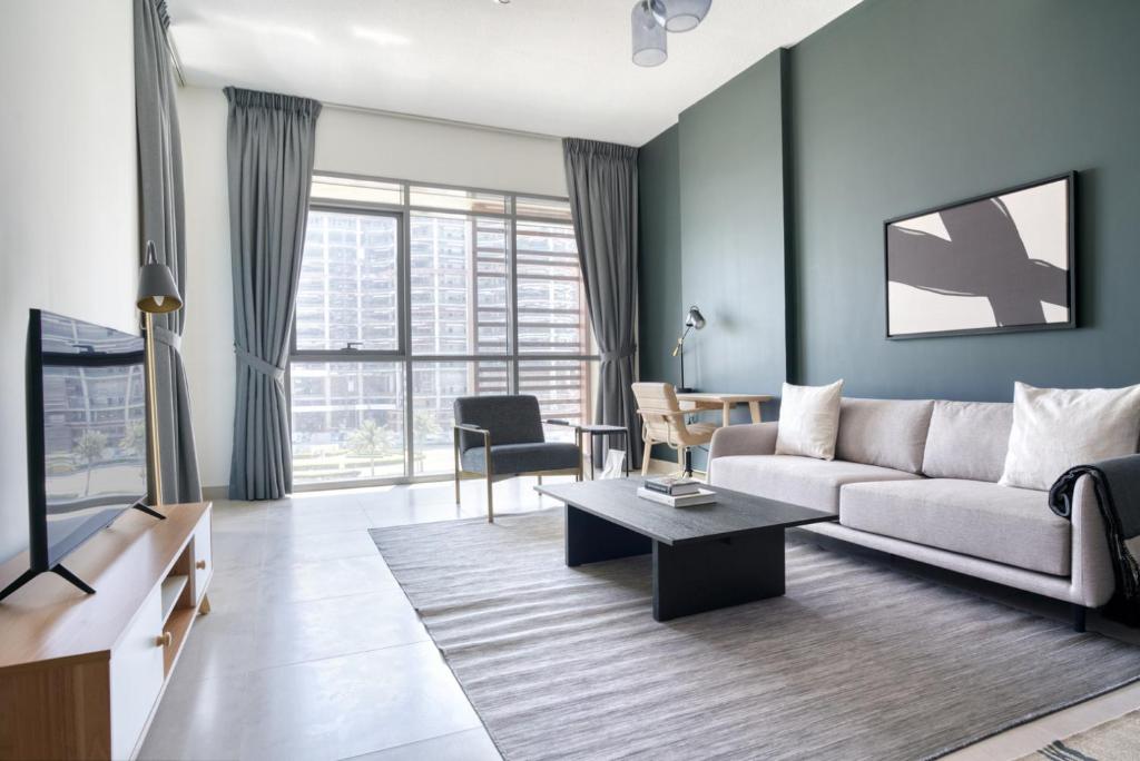 Blue Ground Riyadh Blueground Wharf Tower 1 elevator pool DXB-1023, Dubai (ažurirane cene ...
