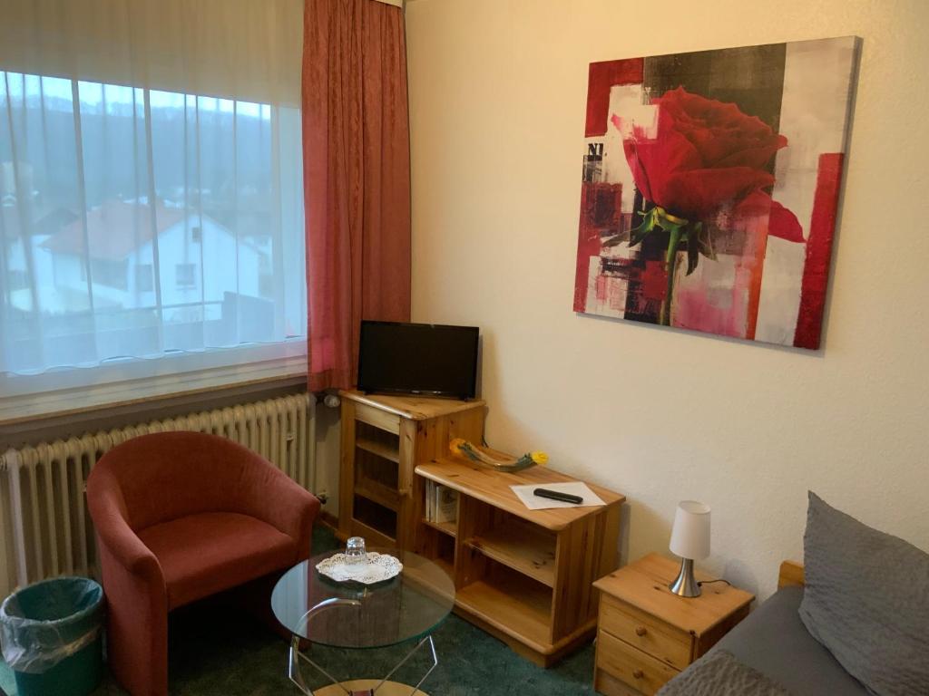 Pension Genz - Single Room With Balcony