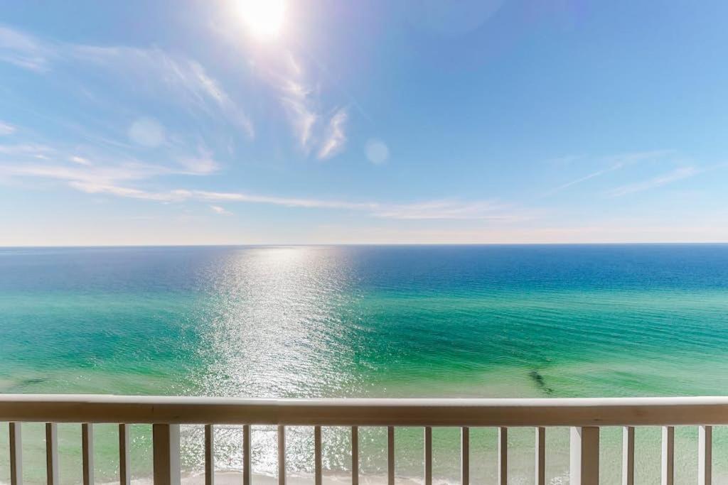 a view of the ocean from a balcony at Palazzo 1304 in Panama City Beach