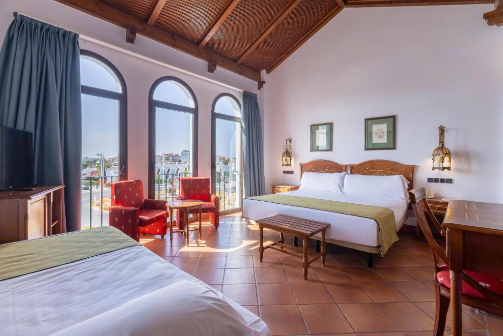 Cama o camas de una habitación en BLUESEA El Cortijo