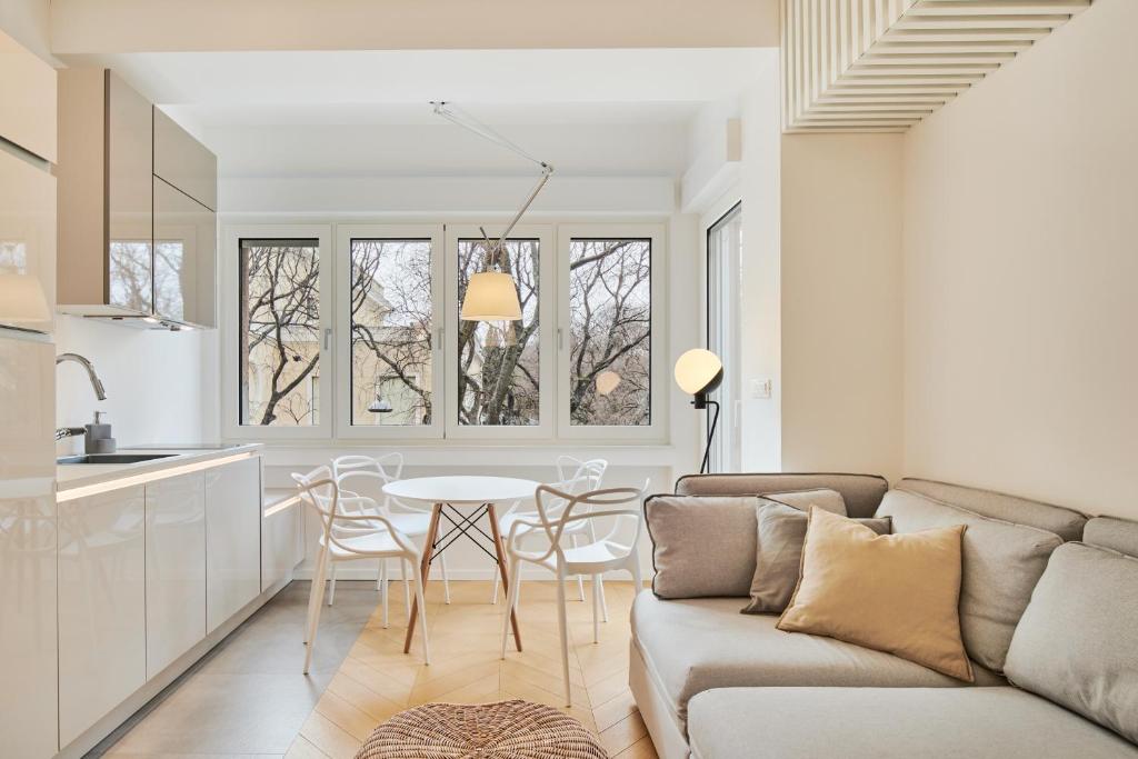Vibrant downtown apartment with balcony