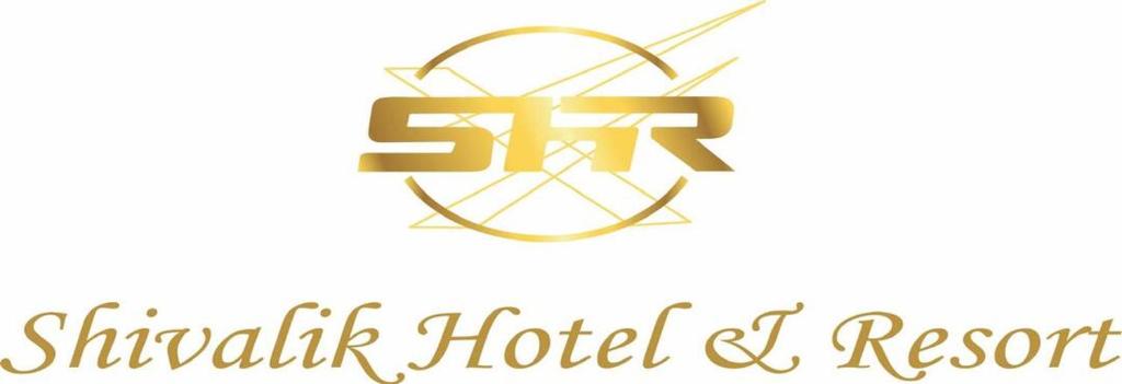 a gold logo for a hotel and resort at SHR Resort in Rudraprayāg