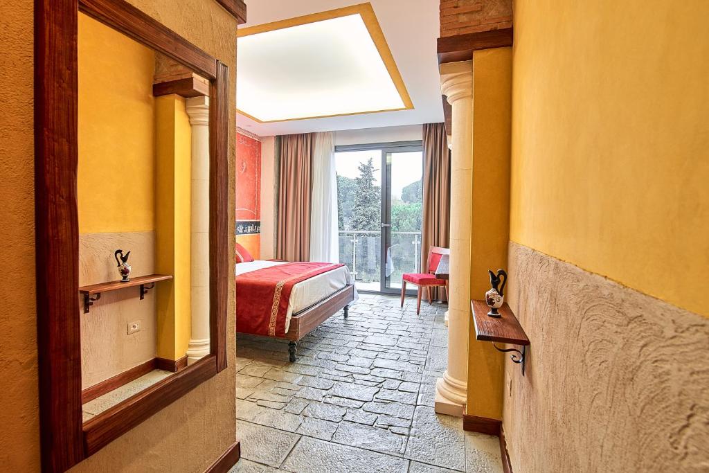 Letto o letti in una camera di Hotel del Sole