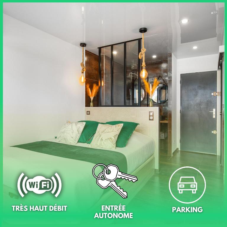 Nuit D'Ambre Port Nature - studio cosy - parking - climatisation - Village Naturiste