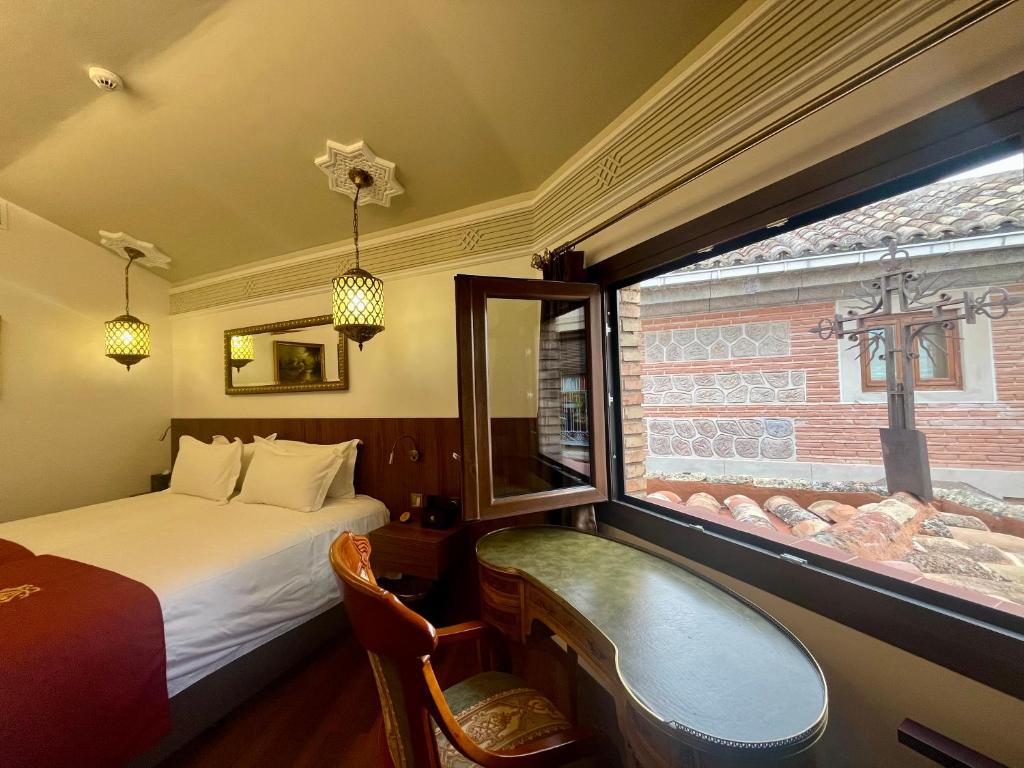 Hotel Boutique Casón De Los López - Camera Doppia Con Letti Singoli Con Vista Città