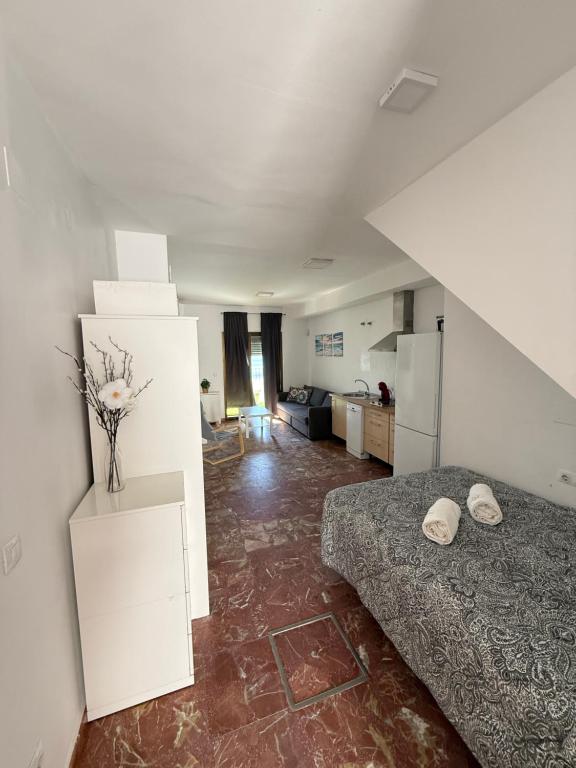 Estudio con terraza