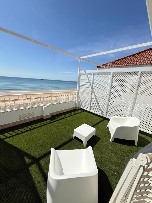 Estudio con terraza