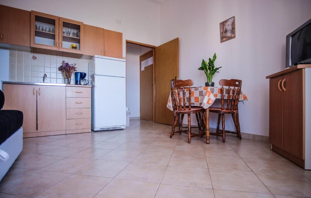 Kuchyň nebo kuchyňský kout v ubytování Apartment Barbat 19