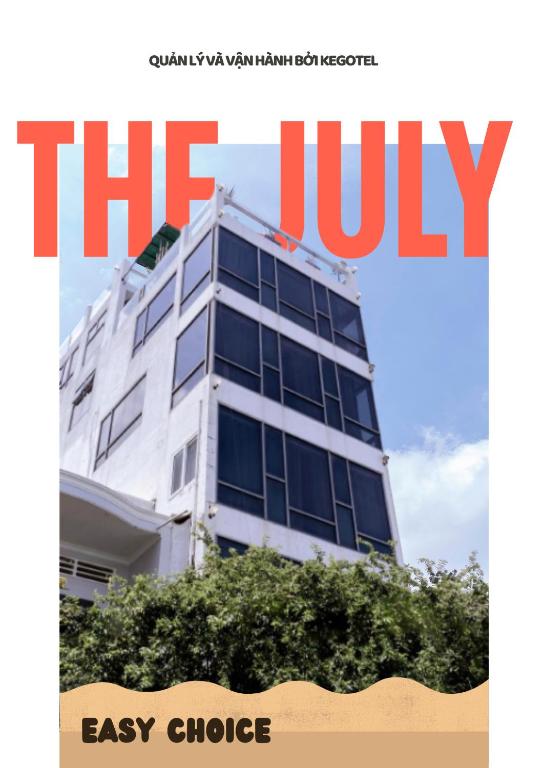 a magazine cover for the july issue of a building at The July - Coliving by Kegotel in Vung Tau
