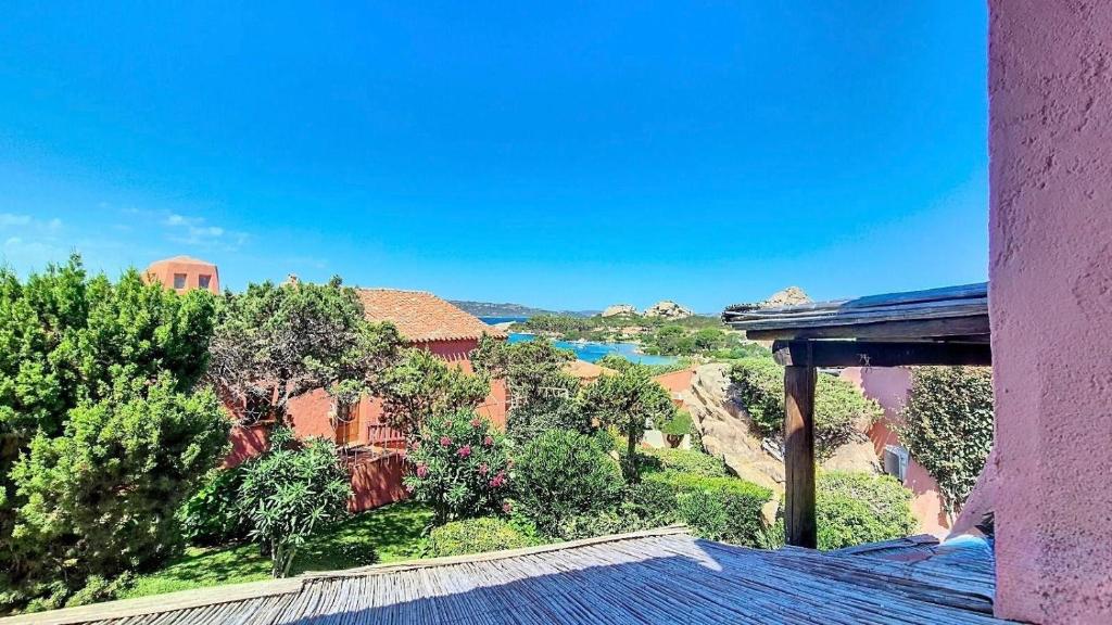 a view from the roof of a house at Monolocale Porto Sole N 4 in Baja Sardinia