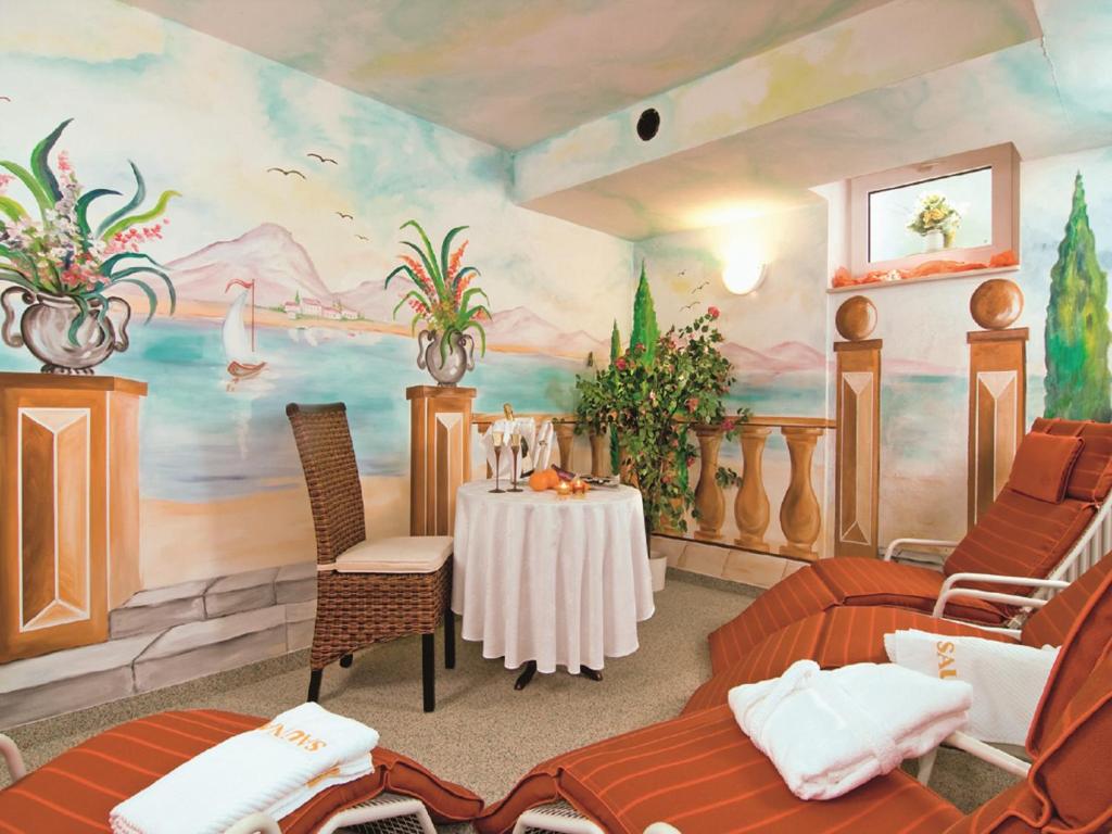 Posezení v ubytování Hotel Goldbächel