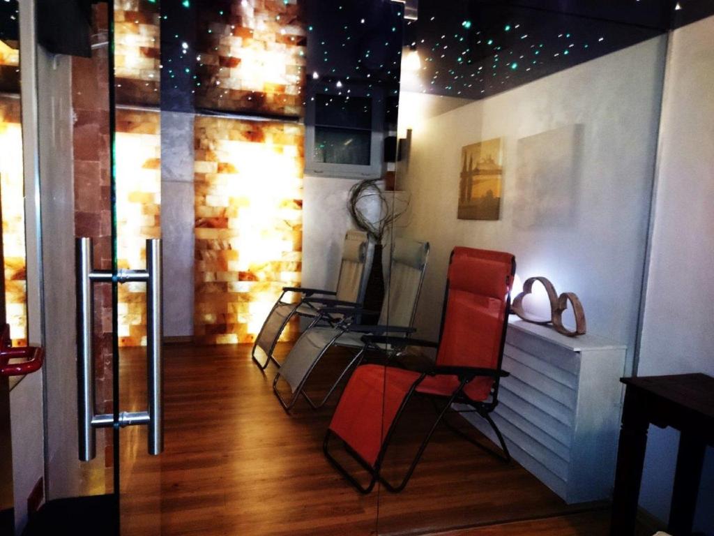 Posezení v ubytování Hotel Goldbächel
