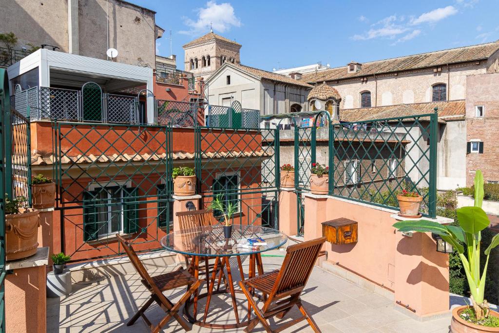 Monti Terrace by Rental in Rome