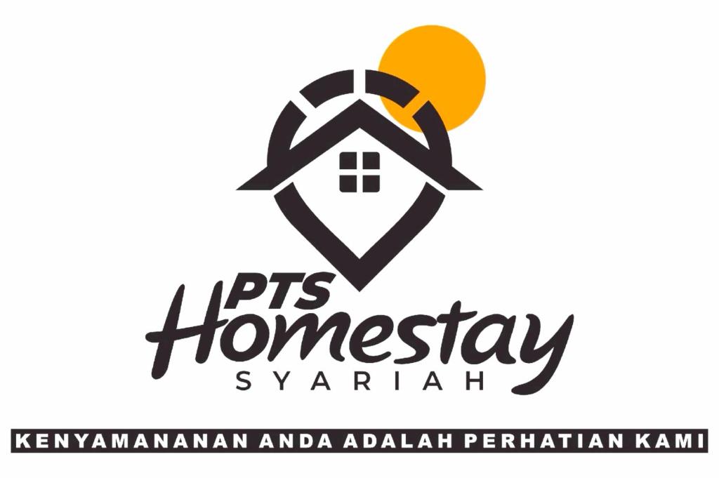 a logo for ahs homesteadery with a house at PTS Homestay Syariah in Bandung