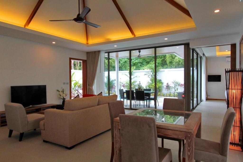 Posezení v ubytování Ya Nui Beach Villas