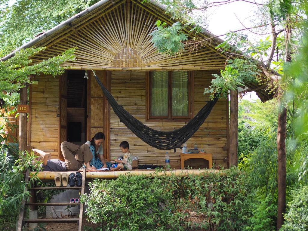 Zahrada ubytování Pai Country Hut