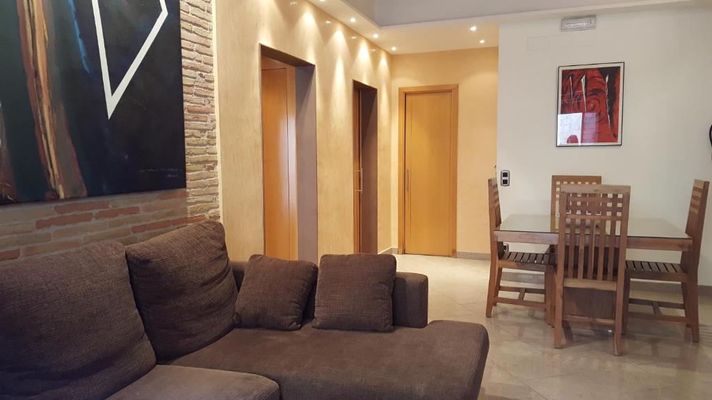 Zona de estar de Sleepin Girona