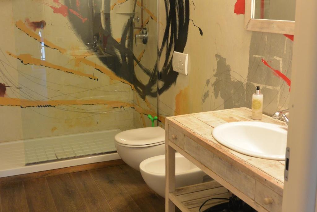 Kúpeľňa v ubytovaní Locanda Cece e Simo