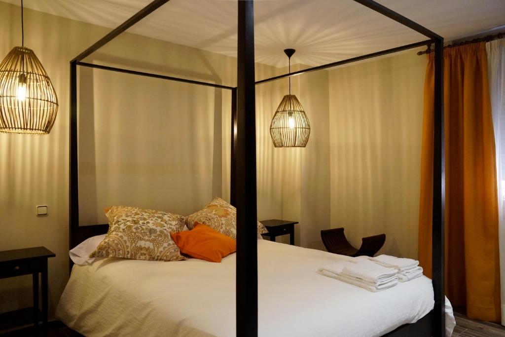 Cama o camas de una habitación en Casas de Valois