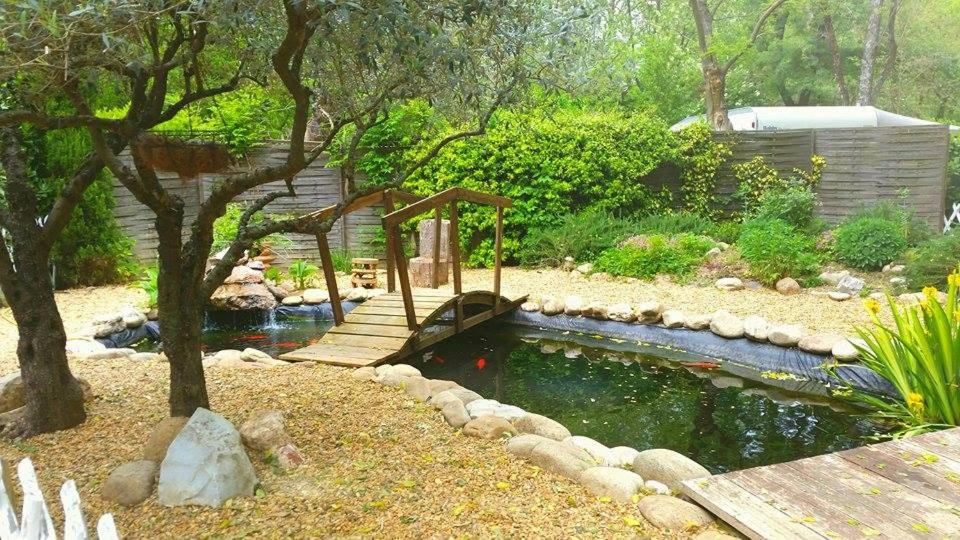 Zahrada ubytování camping le Fief d'Anduze