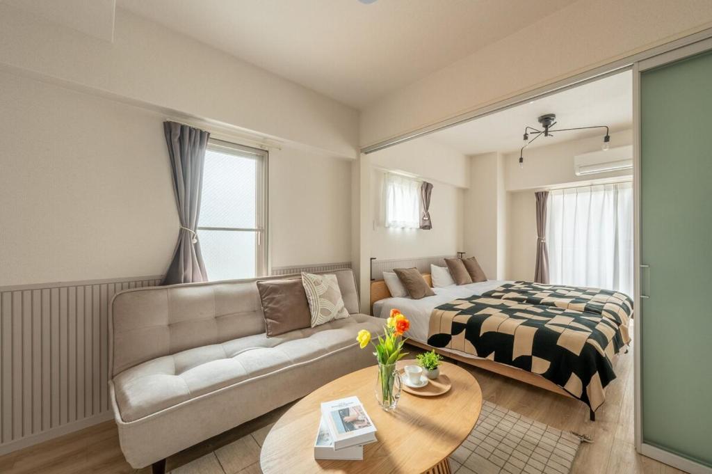Direct Namba 1 Stop to Osaka 4min Walk 4persons