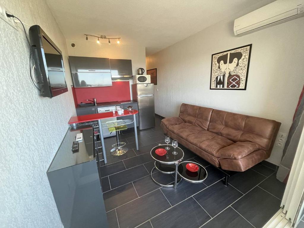 Studio cabine 2 couchages CAP D'AGDE NATURISME CN040-835