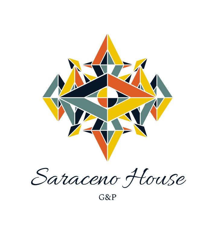a star made of polygons in the shape of a heart at Saraceno House G&P in Adrano
