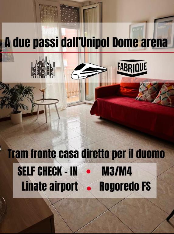CasaCarmela 7min Linate 4min Unipol Arena-near Station & Fast WiFi-tram diretto per il Duomo