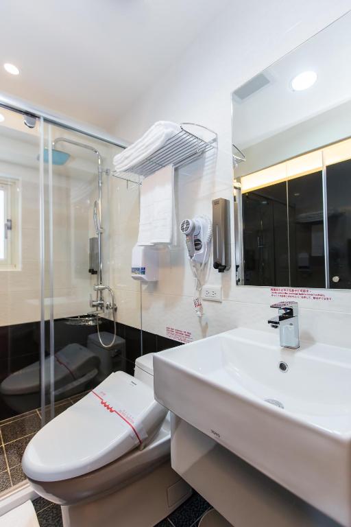 Koupelna v ubytování Morwing Hotel - Culture Vogue