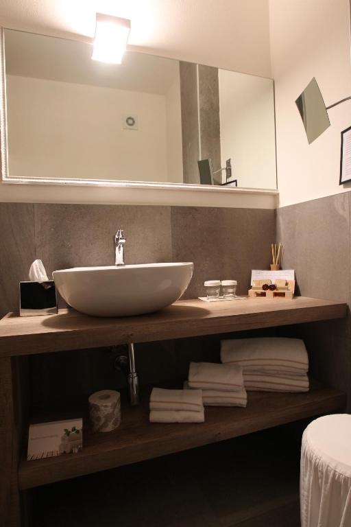 Koupelna v ubytování Hotel Globo