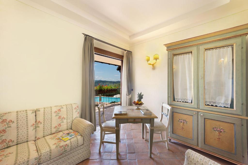 Posezení v ubytování Relais Il Canalicchio Country Resort & SPA
