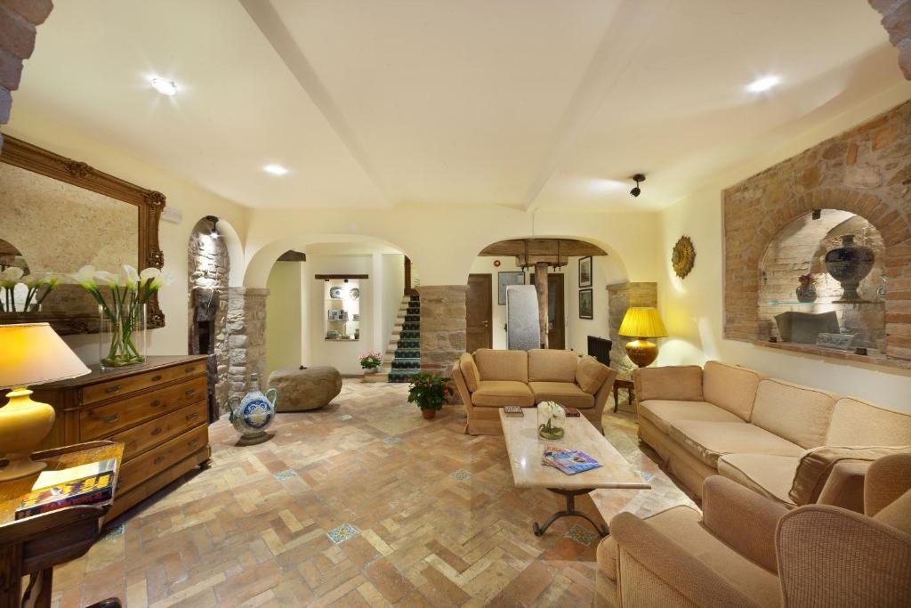 Posezení v ubytování Relais Il Canalicchio Country Resort & SPA