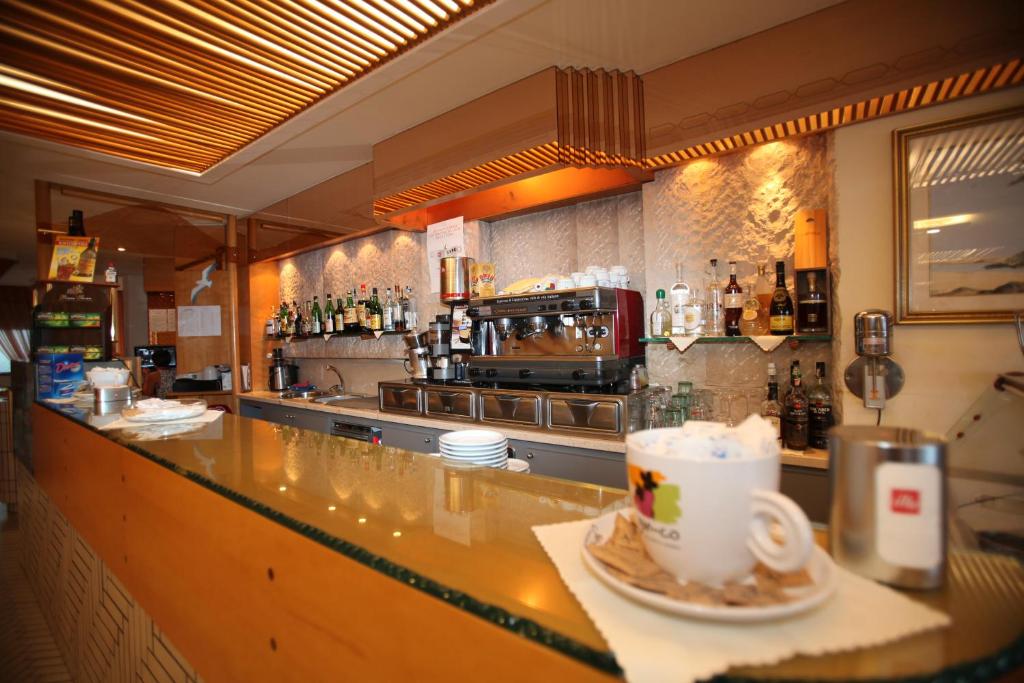 Nápoje v ubytování Hotel Gabbiano