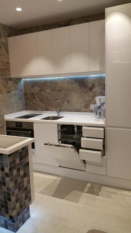 Kuchyň nebo kuchyňský kout v ubytování Apartment Orlando Costa Adeje