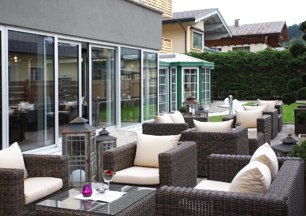 Posezení v ubytování Aktiv- und Wellnesshotel Gutjahr