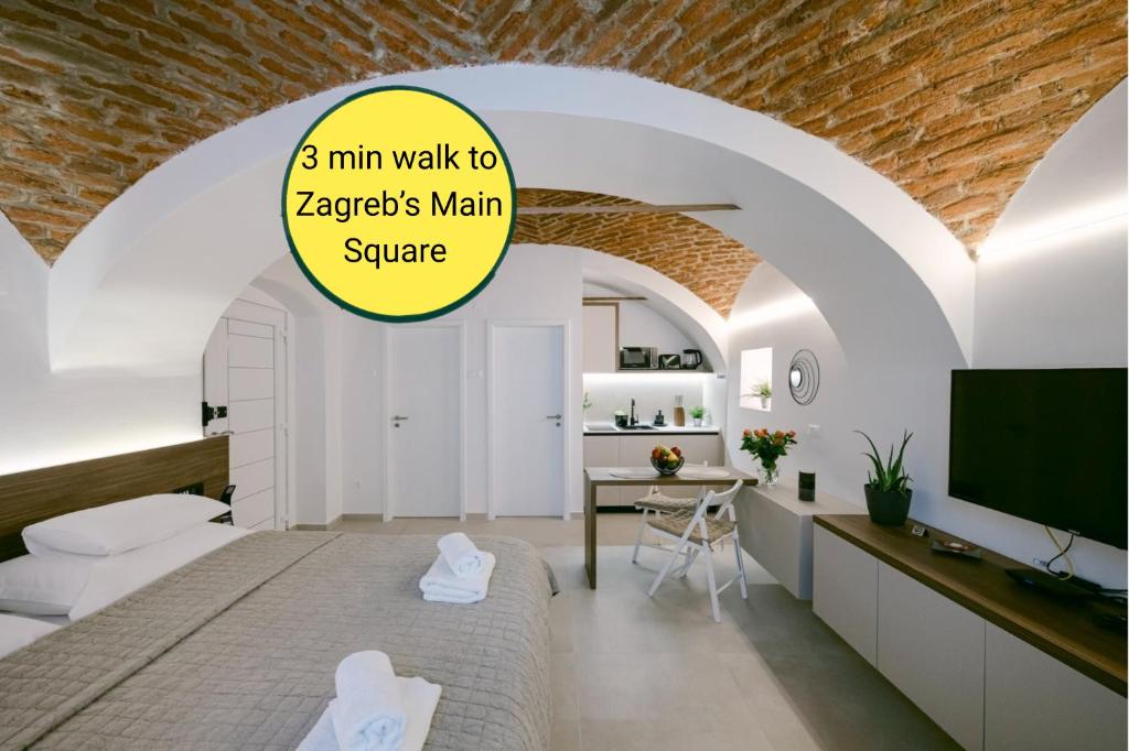 Brick Studio Apartment Tkalča
