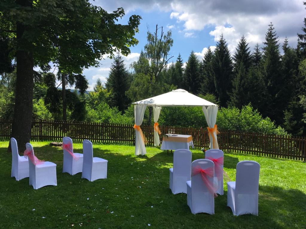 Zahrada ubytování Penzion Relax
