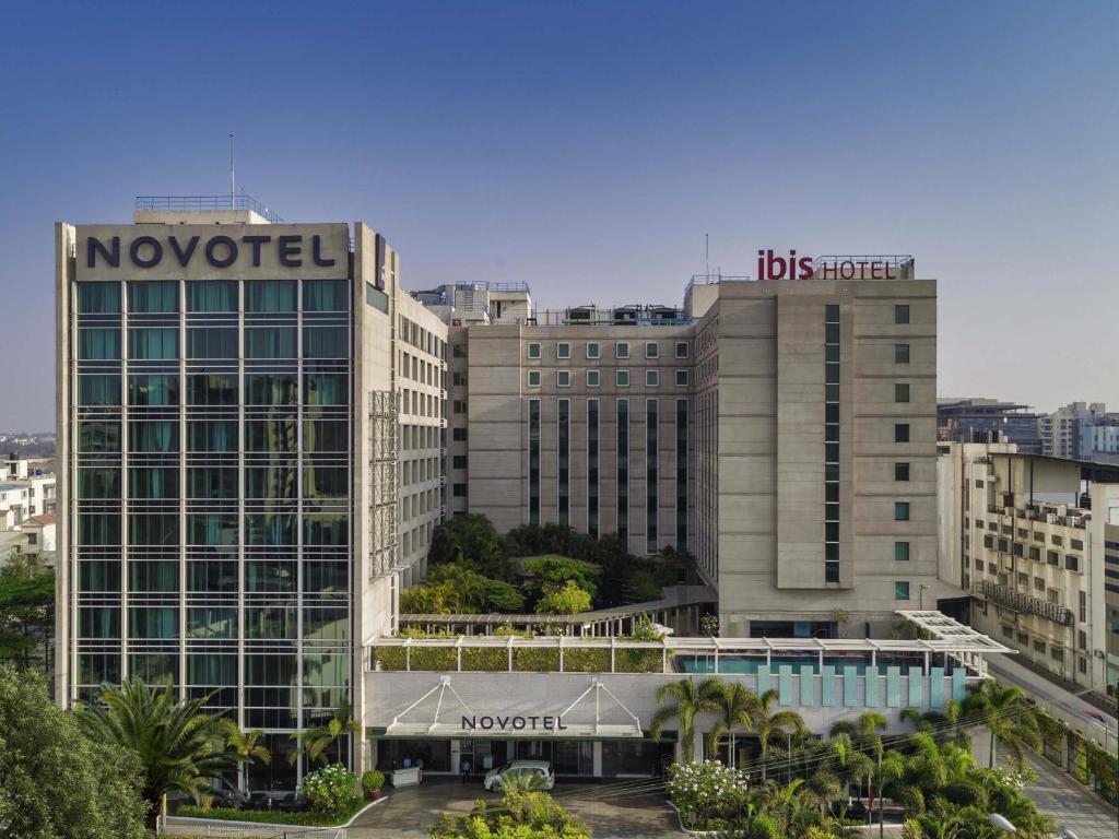 a group of buildings in a city at ibis Bengaluru Outer Ring Road in Bangalore