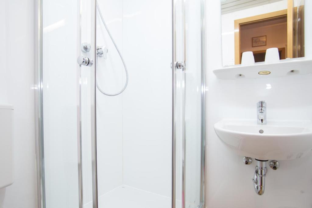 Koupelna v ubytování Hotel Moosbichl