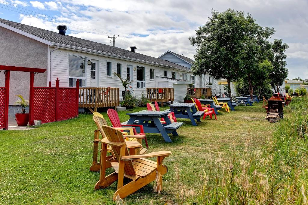 Zahrada ubytování Motel Appartements le Saint-Patrick
